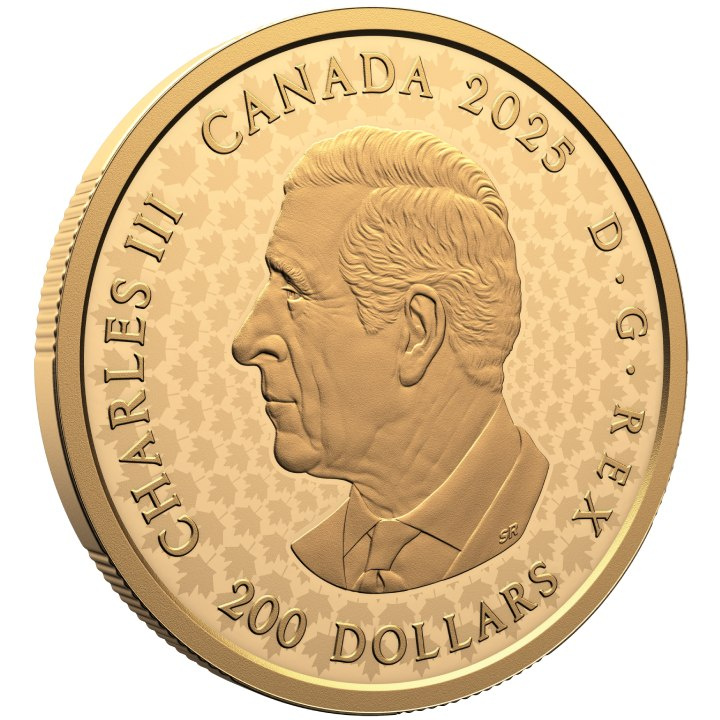 Canada: Great Hunters - Grey Wolf $200 Gold 2025 Proof Ultra High Relief Coin