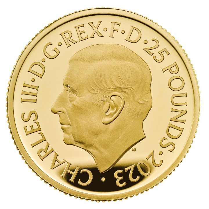 Lote de 3 monedas Premium Britannia Gold 2023 Proof