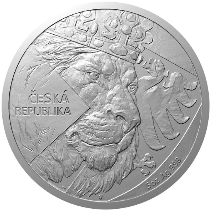 Niue: Czech Lion 5 uncji Srebra 2024