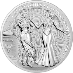 Allegories: Italia & Germania 1 uncja Srebra 2020