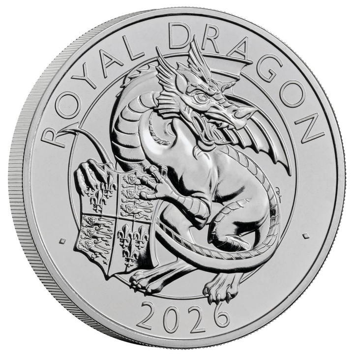 Moneta z miedzioniklu The Royal Tudor Beasts - The Royal Dragon £5 2026