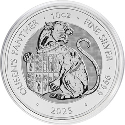 The Royal Tudor Beasts: The Queen's Panther 10 once d'argento 2025