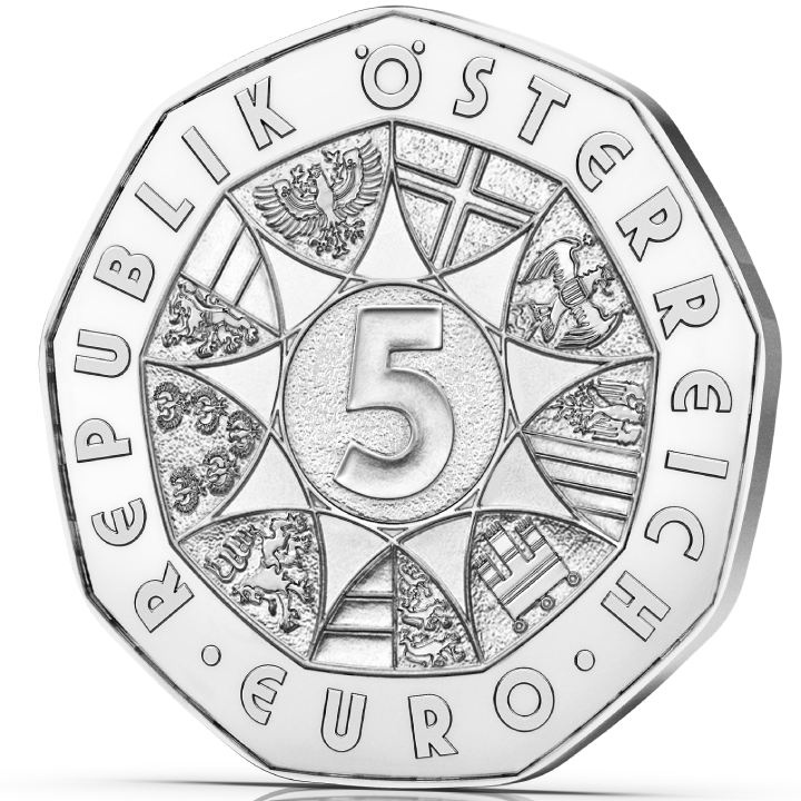 New Year Coin - Lucky Leap 5 Euro Silver 2024