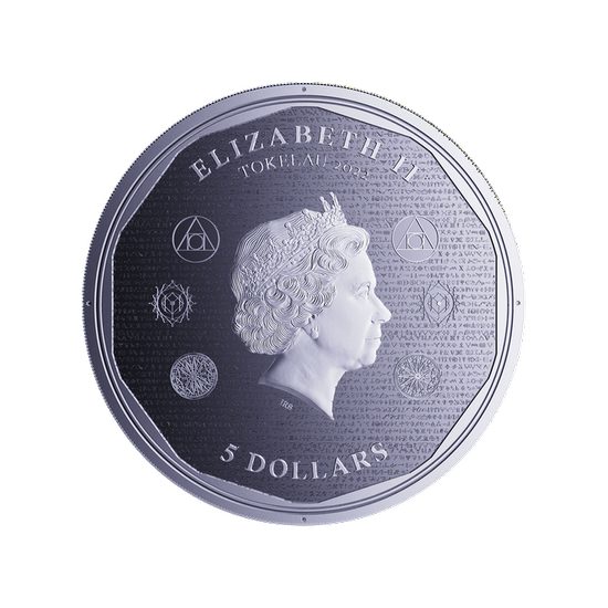 Tokelau: Vivat Humanitas 1 oz Plata 2022