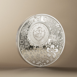 Palau: Four-leaf Clovers - Ounce of Luck coloured 1 oz Silber 2024 Proof