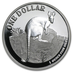 Australijski Kangur 1 uncja Srebra 2010 PROOF
