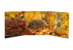 Polnische Umlaufmünzen "Igel" - Münzenset 1 gr - 5 zł 2007