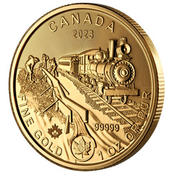 Monnaie en or Canada Klondike : Ruée vers l'or - Passage for Gold 1 once d'or 2023