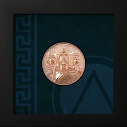 Islas Cook: Sparta 50 gramos Cobre 2023 Prueba en Ultra Alto Relieve