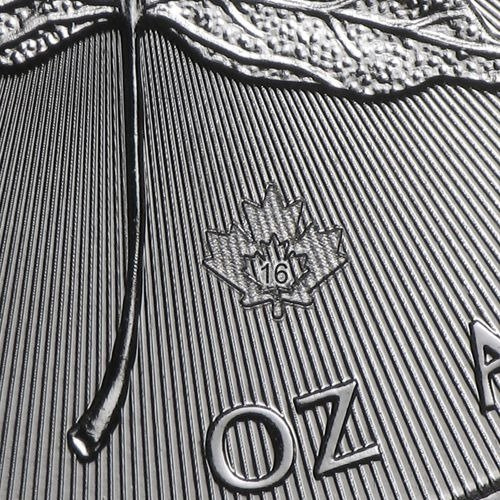 Kanadyjski Liść Klonowy 1 uncja Srebra 2016
