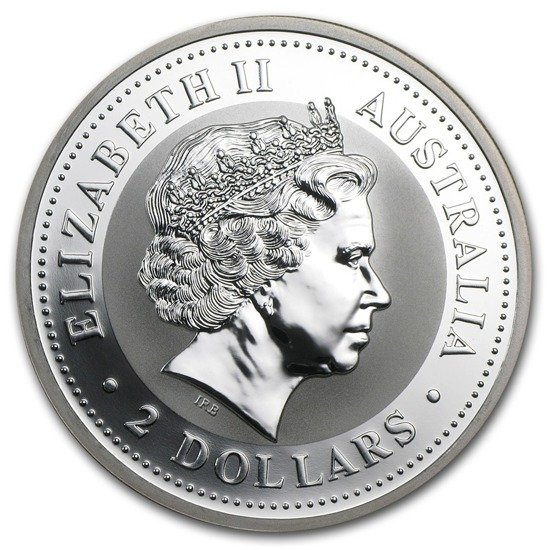 Kookaburra 2 unce stříbra 2007