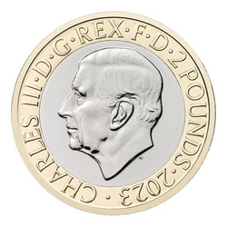 Zestaw 5 monet Wielka Brytania Miedzionikiel 2023 Commemorative Coin
