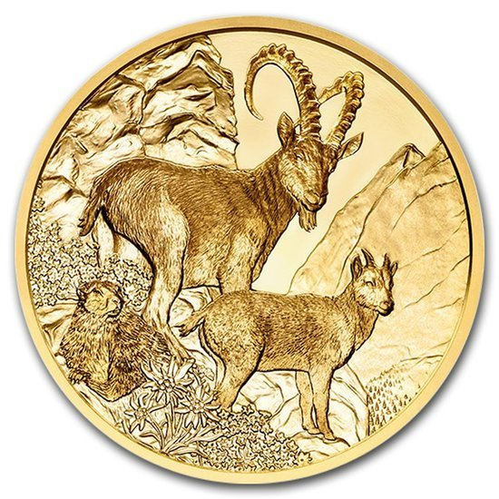 Wildlife in our Sights: Koziorożec 100 Euro 2017 Proof