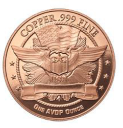 Trade Dollar 1 onza Cobre