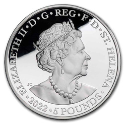 St Helena: Goddess - Hera and the Peacock 5 uncji Srebra 2022 Proof