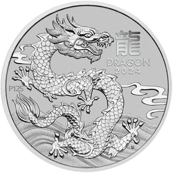 Perth Mint: Lunar III - Rok Smoka 1 uncja Platyny 2024