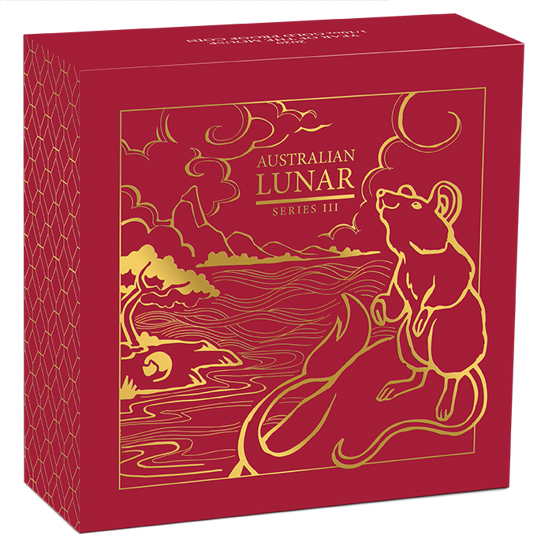 Lunar III: Anno del Topo 1/10 oncia d'oro 2020 Proof
