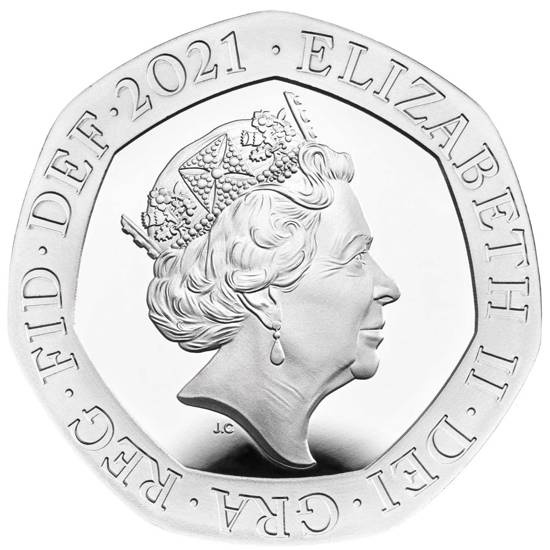 Sada 13 stříbrných mincí Velká Británie 2021 Proof