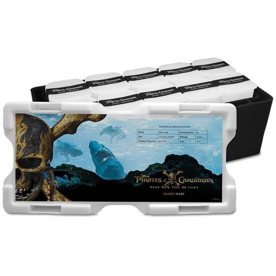 Niue: Disney Pirati dei Caraibi - Silent Mary 1 oncia d'argento 2022