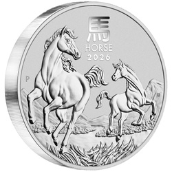 Perth Mint: Lunar III - Anno del Cavallo 1000 grammi d'argento 2026
