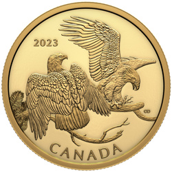 Canada: The Striking Bald Eagle $200 Gold 2023 Proof