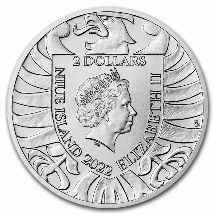 Niue: Czech Lion 1 oz Silber 2022