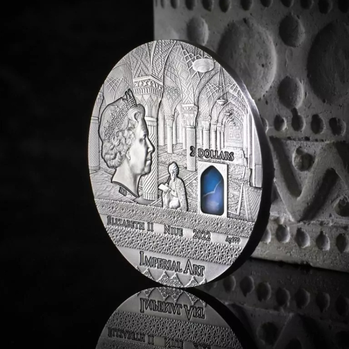 Niue: Imperial Art - Persia 2 oz Silber 2022 High Relief Antiqued Coin