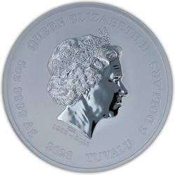 Tuvalu: Gods of Olympus - Artemis 5 oz Silber 2023