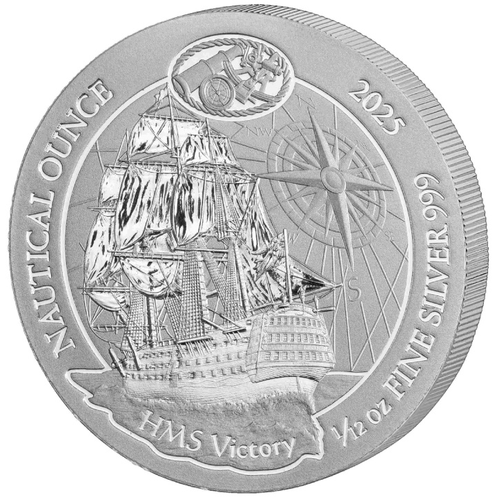 Rwanda: Nautical Ounce - HMS Victory 1/12 uncji Srebra 2025