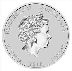 Lunar II: Año del Perro 1 oz Plata 2018