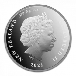 Kaka színes 1 uncia ezüst 2021 Proof