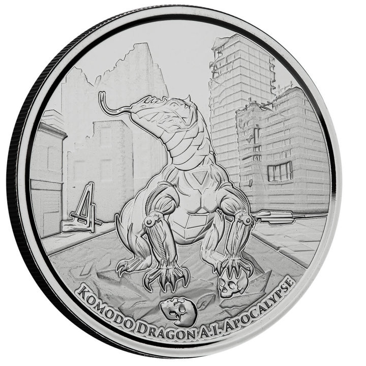 Perth Mint: Lunar III - A Nyúl éve 2 uncia ezüst 2023 antikolt érme