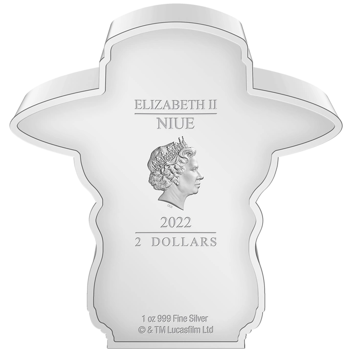 Niue: Star Wars – Cad Bane Chibi Coin, koloriert, 1 Unze Silber, 2022, Proof