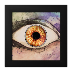 Palau: Coloreyezed – Hazel Brown coloured 1 oz Silver 2023 Proof