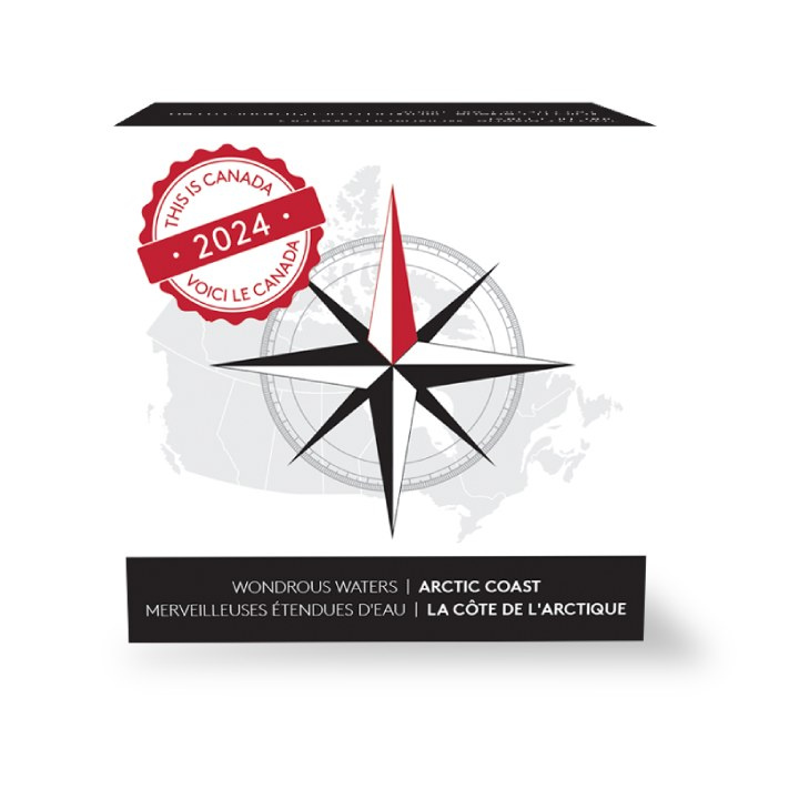 Canada: This Is Canada - Wondrous Waters "Arctic Coast" $20 Silver 2024 Proof Coin