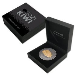 Kiwi 5 oz Plata 2021 Proof