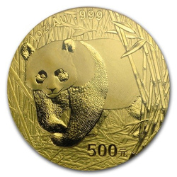Kínai panda 1 uncia arany 2002