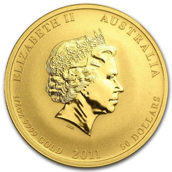 Lunar II: Jahr des Kaninchens 1/2 oz Gold 2011