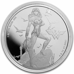 Samoa: DC Comics - Wonder Woman 1 uncia ezüst 2024 Proof