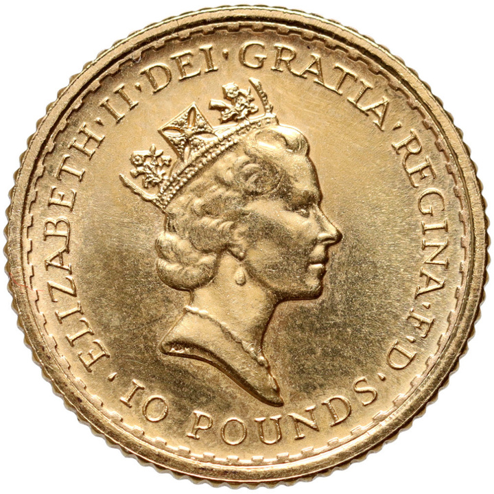 Britannia 1/10 oz Gold 1987