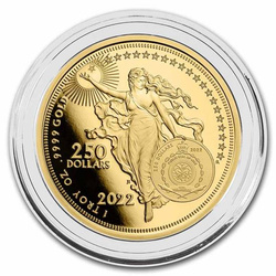 Niue: Icons of Inspiration: Isaac Newton 1 oz Gold 2022