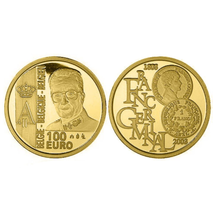 EU: 100 Euro 1/2 oz Gold Coin Random Year