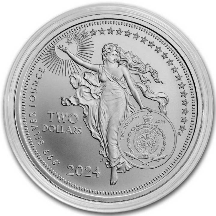 Niue: Icons of Inspiration - William Shakespeare 1 uncja Srebra 2024