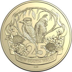 Satz von 7 Aluminium-Bronze-Münzen 125 Years of Federation 2026