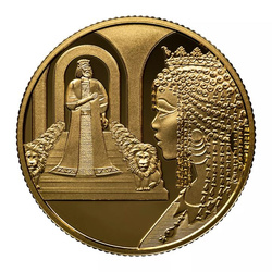 Re Salomone e la regina di Saba 10 NIS Oro 2021 Proof