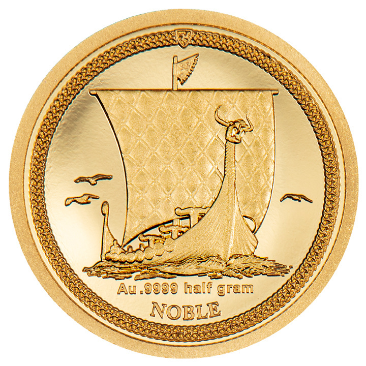 Isola di Man: 1-64 Noble 0,5 grammi d'oro 2023 Proof
