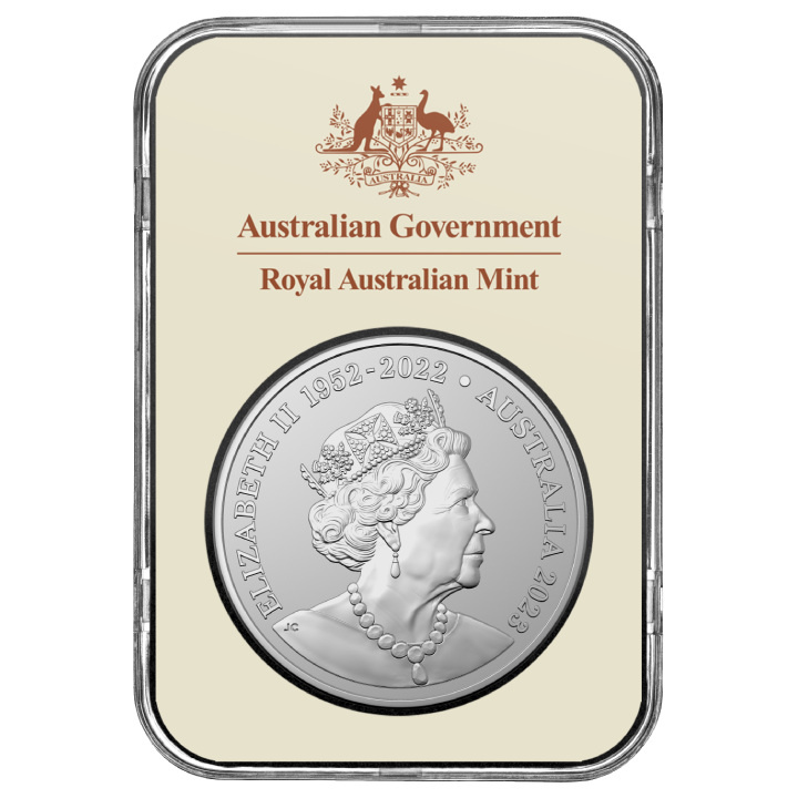 RAM : Kangur 30. rocznica serii - Mob of Thirty 1 uncja Srebra 2023 Frosted Coin "C" Mintmark