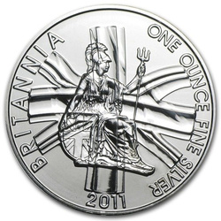 Britannia 1 uncja Srebra 2011