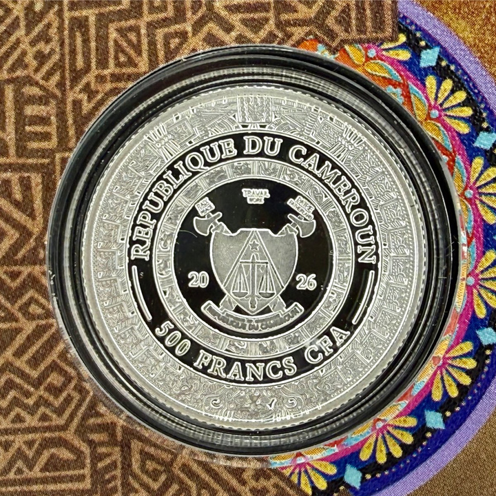 Monedă din Argint Mexican Cinco Grandes - Jaguar 1/4 oz Argint 2026 Proof