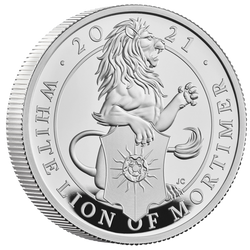 Beasts of the Queen: Set of 10 coins 2 oz Silver 2021 Proof